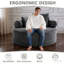 Chaise longue en mousse viscoélastique Cloud-466350451