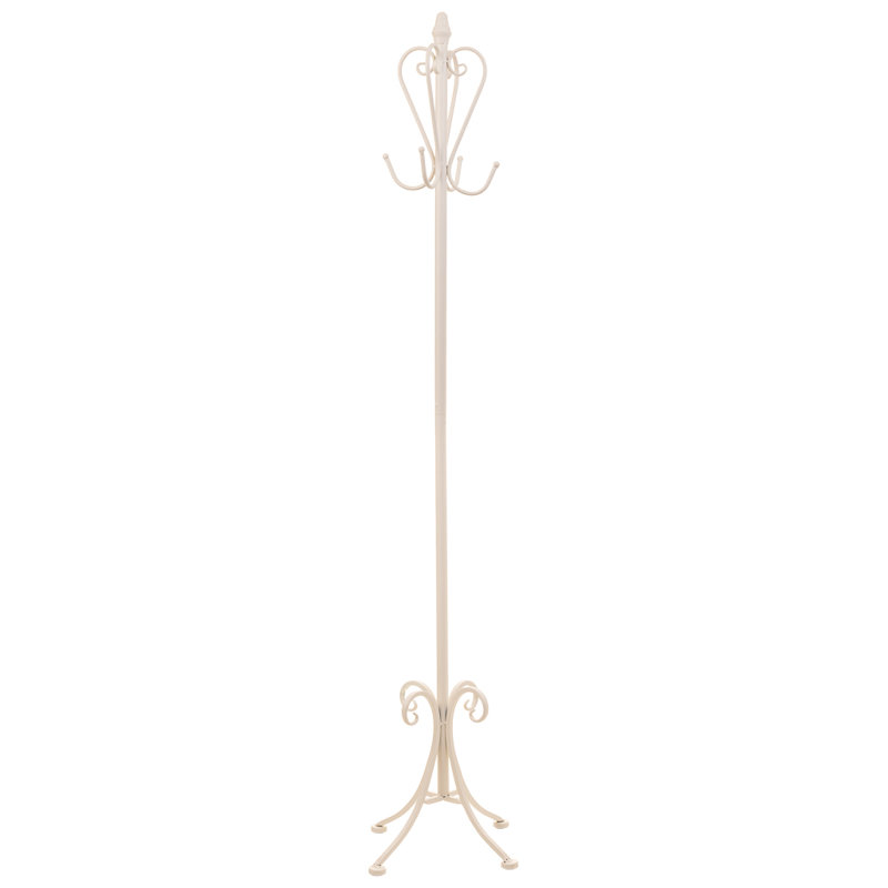 Arleaner Iron Freestanding 4 - Hook Coat Rack