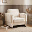 Fauteuil d'appoint rembourré avec accoudoirs Boucle-1664579347