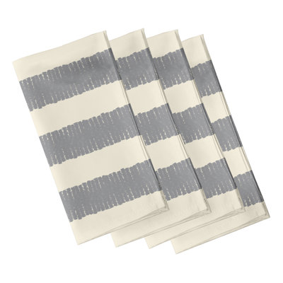 Lourenco Polyester Striped Square Napkin