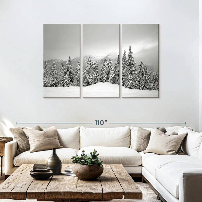 Paysage d'hiver Alvord Whistle, H 48 po x l 74 po