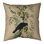 Housse de coussin carrée et insert John James Audubon American Crow