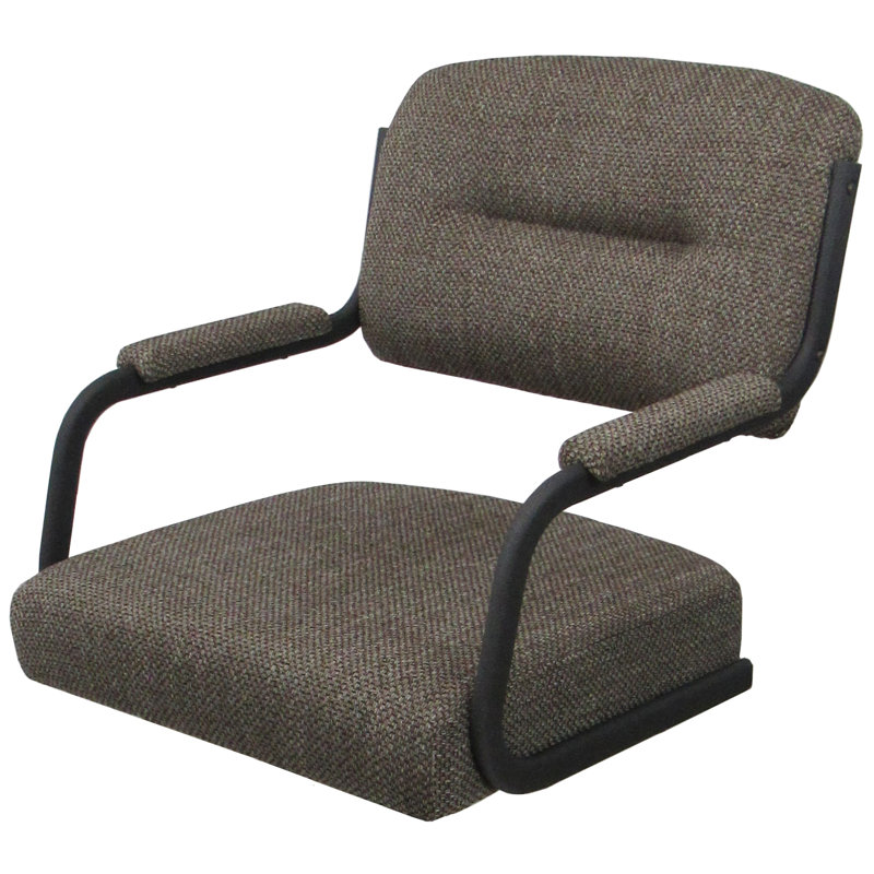 Tabouret de bar pivotant 30 po Jomiah, Brun, Gris