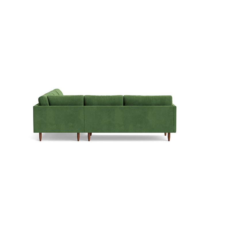 Skinny Fat Sectional, Right Hand Facing, Performance Velvet - Ivy