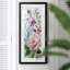 Peinture sur papier encadrée-1758676718