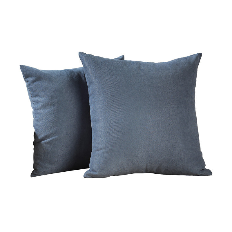 Housses de coussin décoratif, H 18 po x l 18 po, Bleu ciel