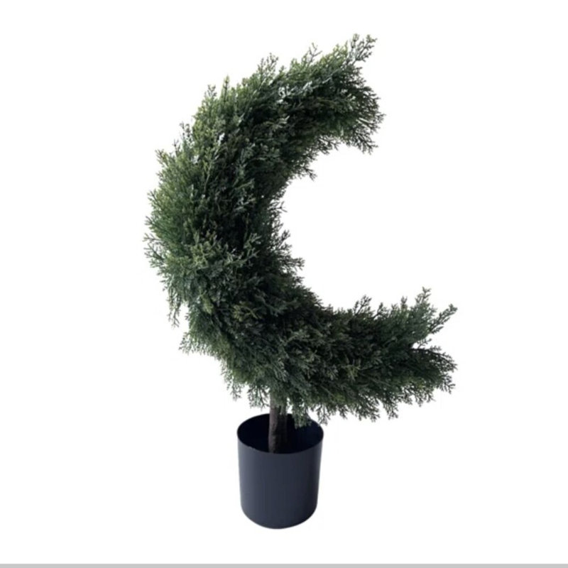 Arbre artificiel en forme de croissant de lune artificiel Ramadan Eid Mubarak