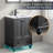 Ameetha 24" Single Bathroom Vanity with Sink Top, Solid Wood Bun Feet-385599420