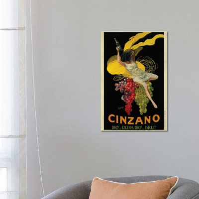 Cinzano, 1920 by Leonetto Cappiello - Wrapped Canvas Print