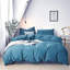 Ensembles d'édredon Lake Blue Ensembles d'édredon moderne grand bleu Ensemble de courtepointe pour lit double matelassé Haze Blue-130873656-130873655