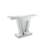 Sonakshi 47'' Glass Top Console Table