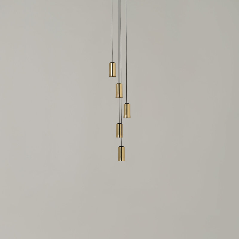 Cirio Cascada 5, 83 W, 323.7" H x 17" W x 17" D, 9 Lights
