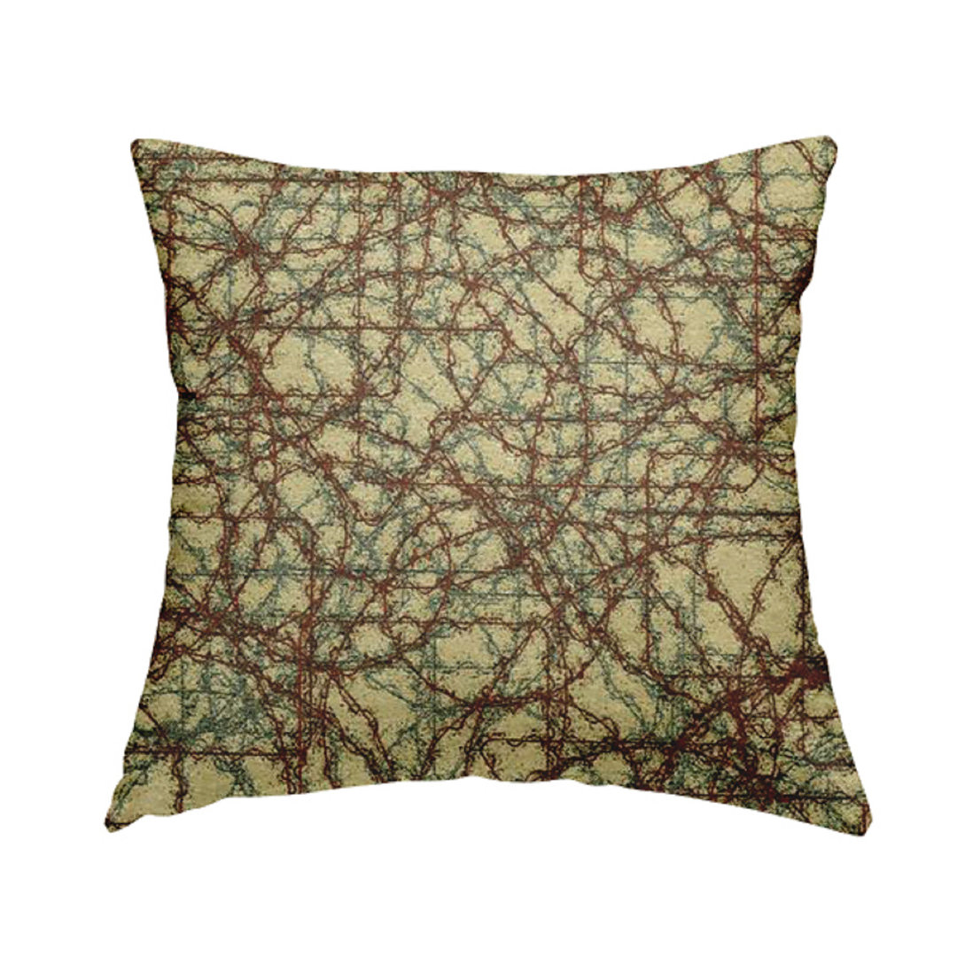 Geometric Square Cushion