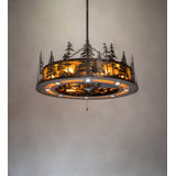 Tall Pines Downrod Ceiling Fan