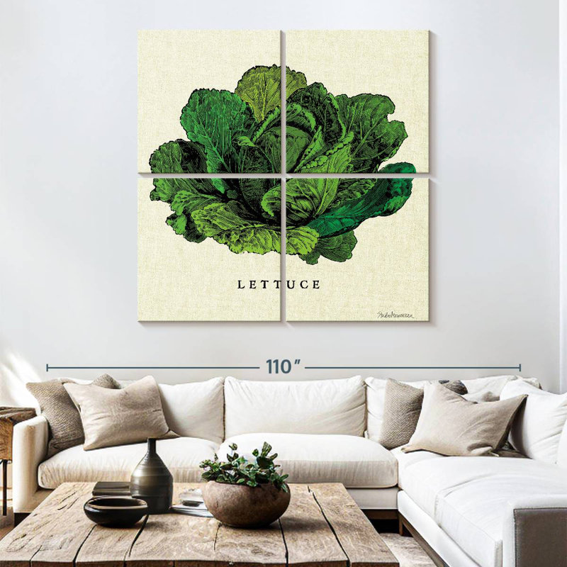 Yarlin Linen Vegetable II, 74" H x 74" W