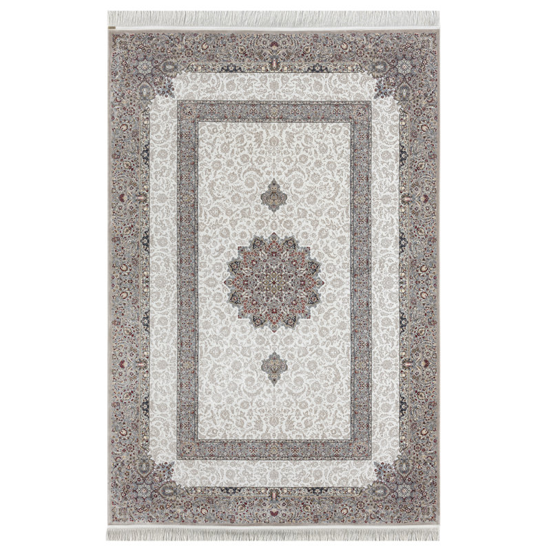 Minyatur Premium Quality V0233B Light Vizon/White Abstract Modern Turkish Area Rug, Rectangle 80 x 150 cm