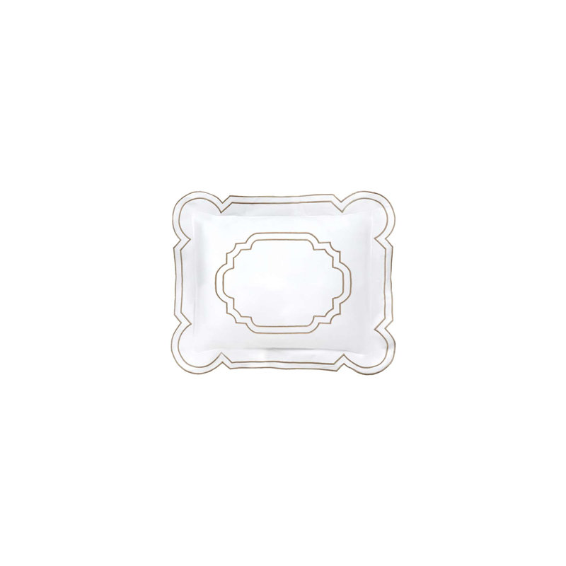 Artemide Embroidery By DEA Cotton Pillow Sham, Budoir