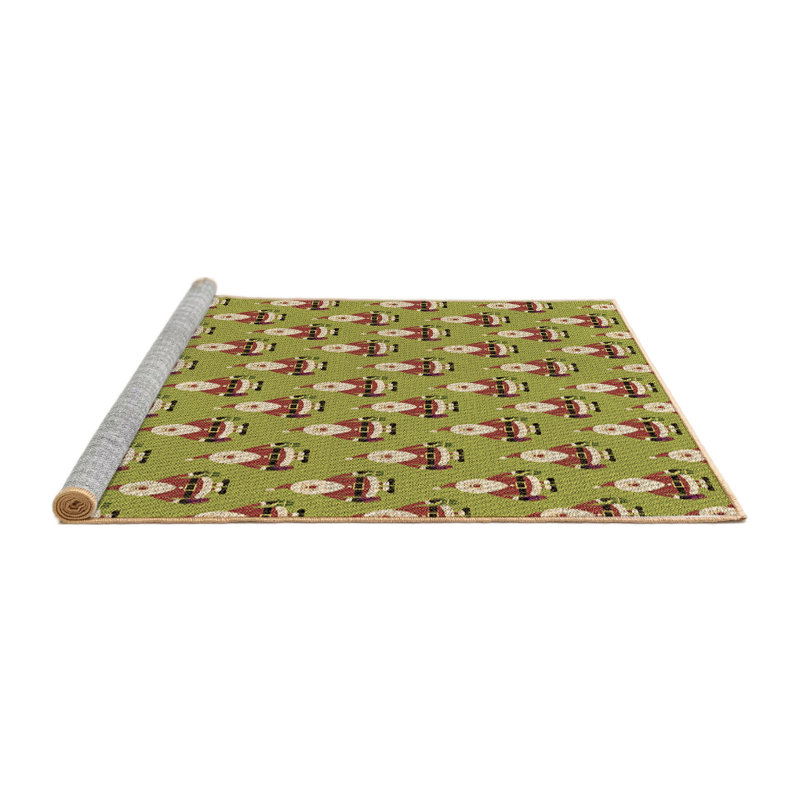 Tapis brun tissé à la machine