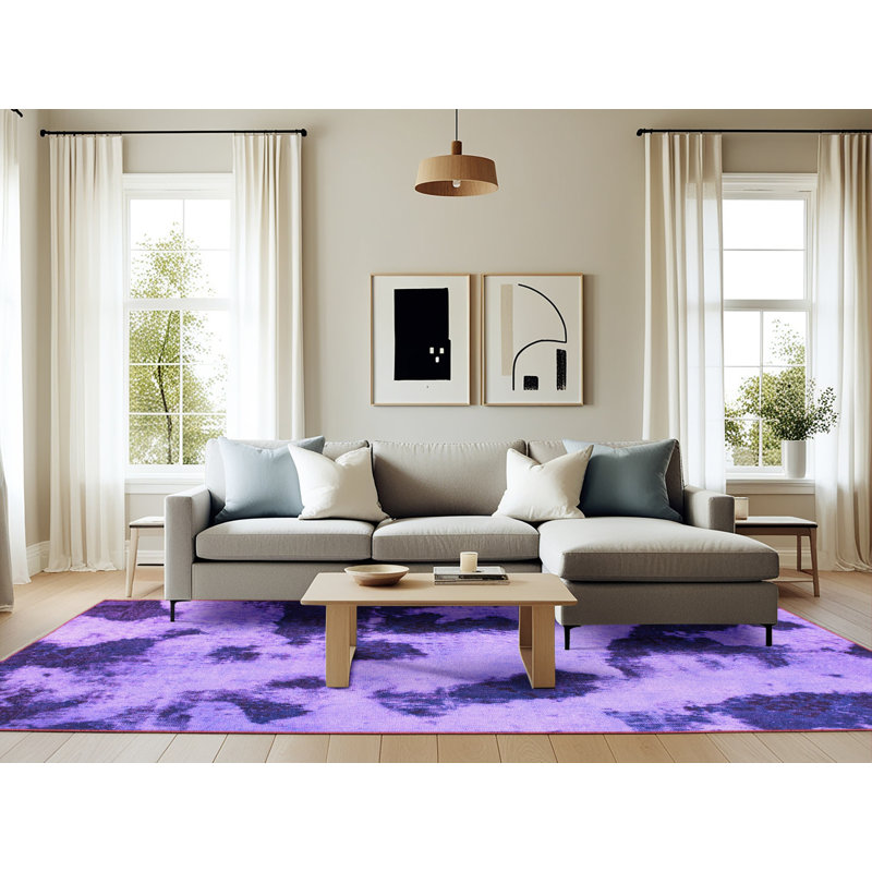 Tapis mauve Delfa, Rectangle 6 pi x 9 pi