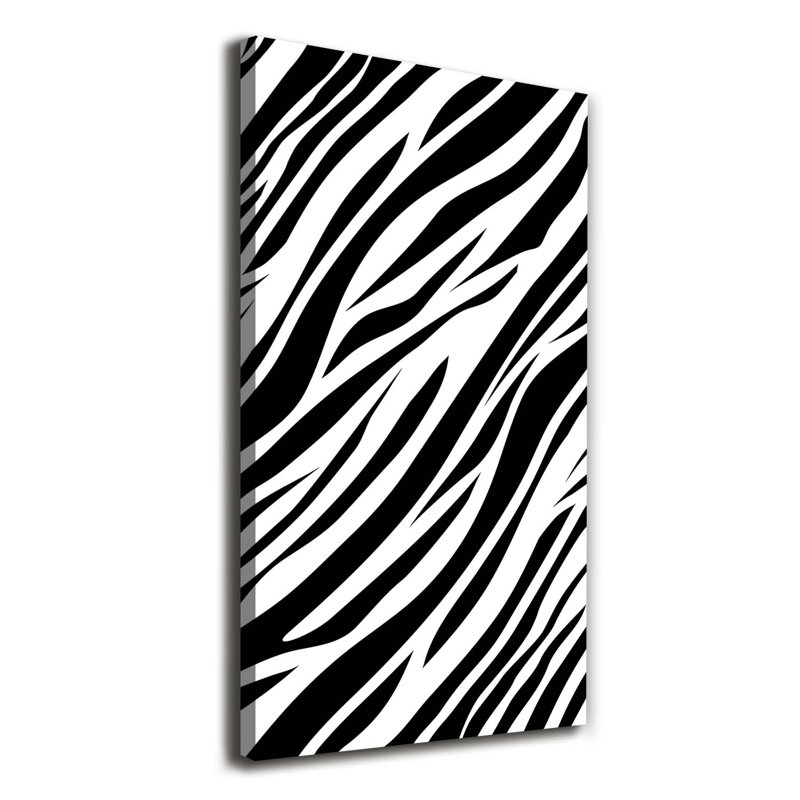 Zebra Background - Wrapped Canvas Print