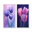 Lavande tulipes Twilight Shine I - art mural floral 2 pièces-1307494598-1307494593
