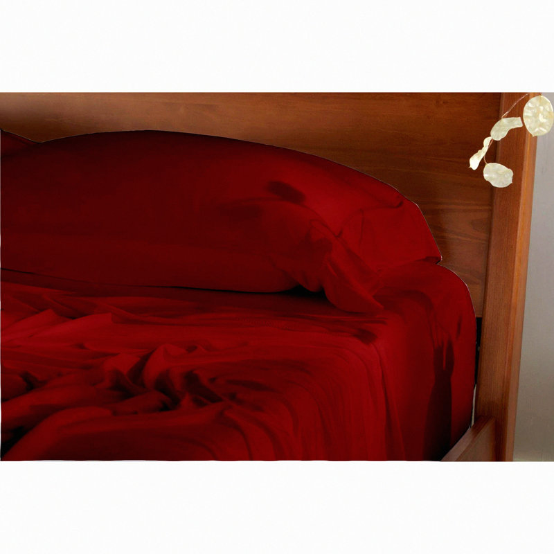 Luxury Soft Sheet Set - 100% Brushed Microfiber Bedding with Pillowcases - 4 Piece Sheets for Deep Mattresses - Sheets