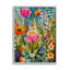 Peinture florale fantaisiste sur bois-93925811-93925812
