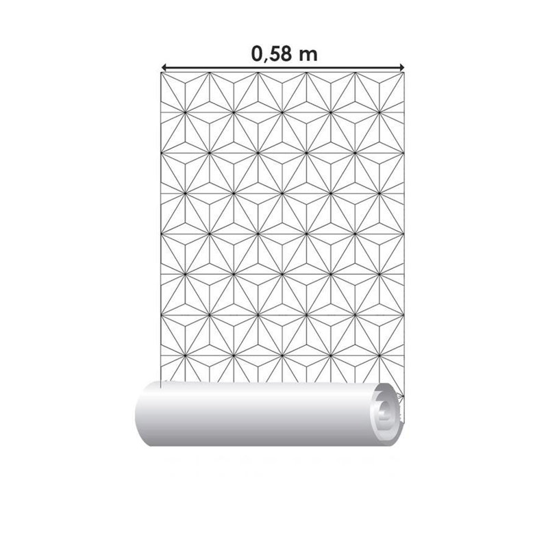 Rouleau de papier peint adhésif lisse L 126 po x l 24 po Matlick