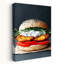 «Crispy Patty Burger», art mural coquelicot contemporain-129151754