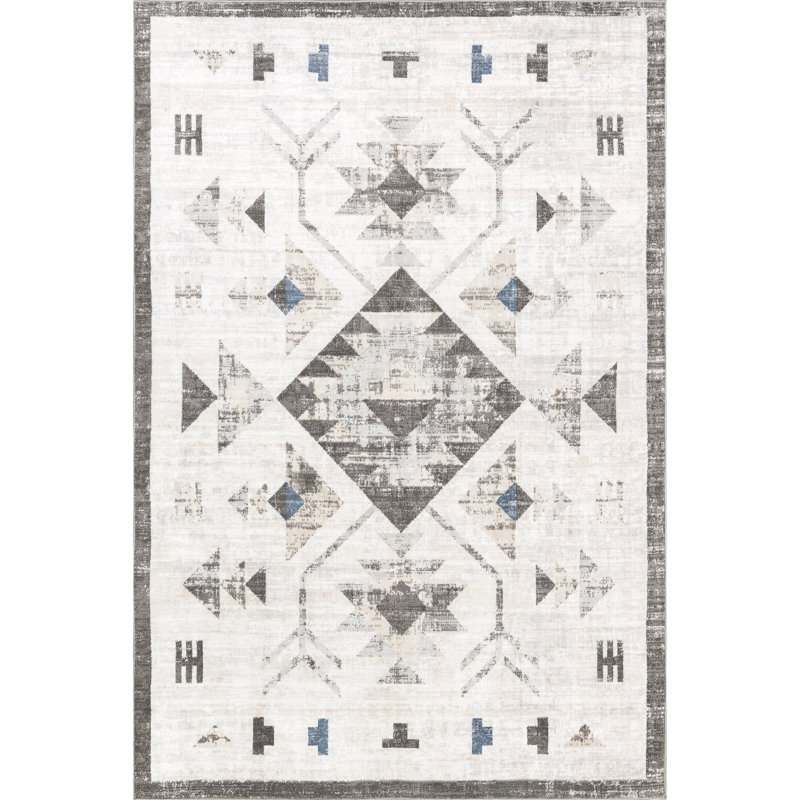 Tapis lavable à la machine Irini SpinClean, Rectangle 3 pi 8 po x 6 pi