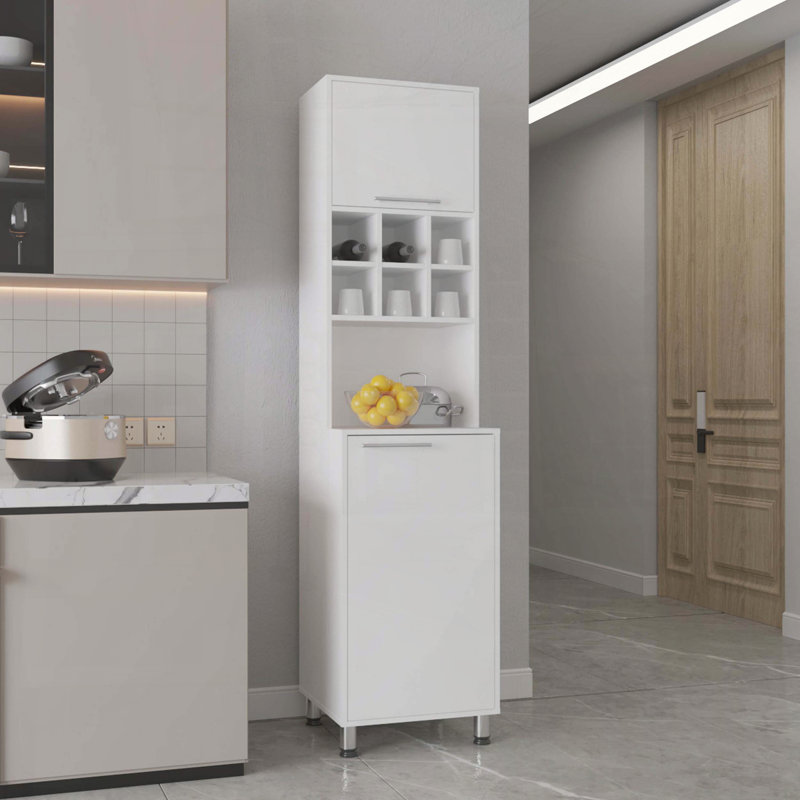 Garde-manger double avec six casiers à épices