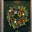 Couronne de Noël pour porte d'entrée, couronne de champagne or de 20 pouces avec ornements en boule, décoration de couronne de Noël de l'Action de grâce-886796393