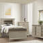 Finition champagne glamour 1pc Commode 4 tiroirs Pieds en acrylique