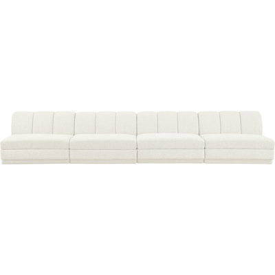 Chiquita Fabric Upholstered 4Pc. Modular Sofa