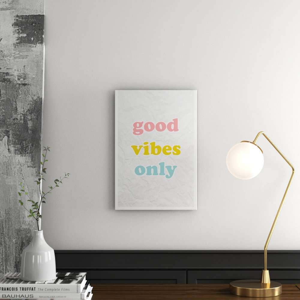 'Good Vibes' Textual Art
