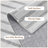 Washable Farmhouse Modern Soft Area Rug  Non-Slip Carpet for Bedroom Living Room - Gray-1201304611-1201820036