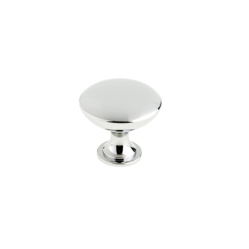 Poignée champignon 1 3/16 po de diamètre, Chrome