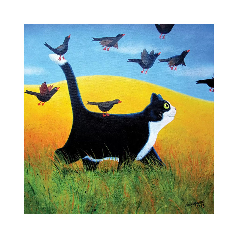 Going Places II by Vicky Mount - Painting on Canvas, Wrapped Canvas, 66.04cm H x 66.04cm W x 3.81cm D