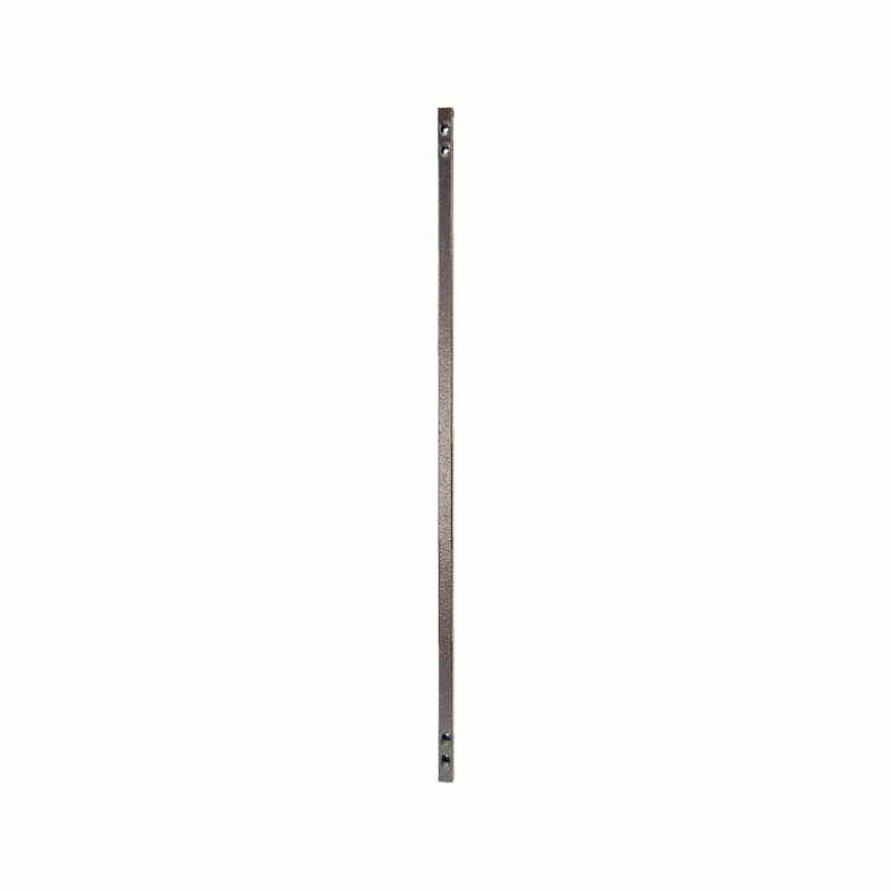 Antique Bronze Powder-Coated Metal Square Stair Baluster Set