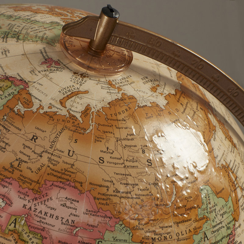 Globe terrestre traditionnel 12 po