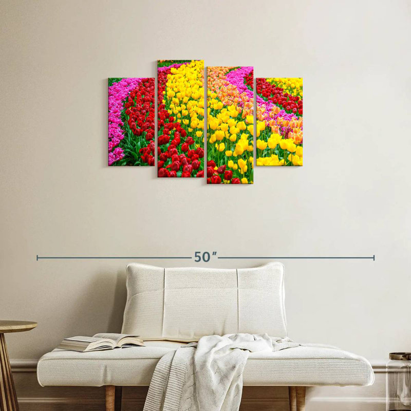 Jardin de tulipes Harnek Spring, H 22 po x l 36 po
