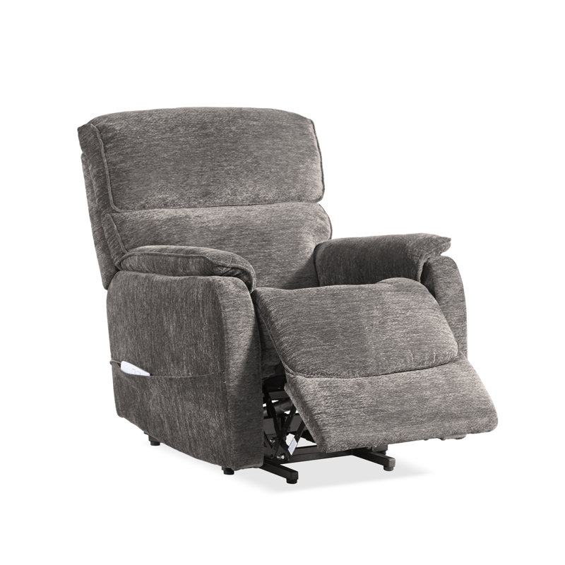 Fauteuil inclinable Coosada, Mélange de polyester gris