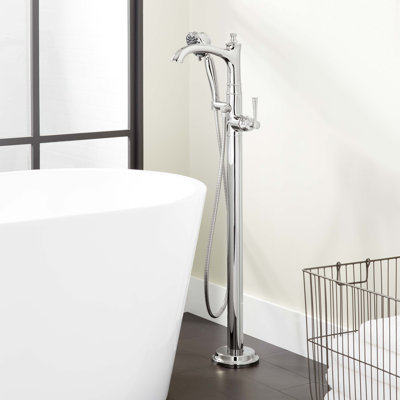 Robinet de baignoire autoportant Beasley - avec valve brute