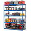 Étagères de rangement pour garage 5 niveaux, étagères de rangement robustes avec capacité de 2000 lb, étagère réglable en métal pour le garde-manger de la cuisine-2085761479-2085761475