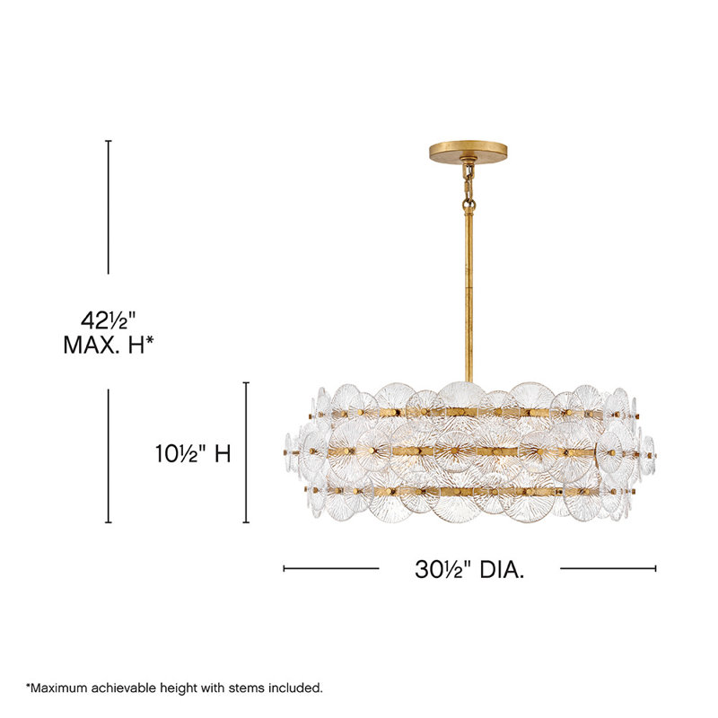 6 - Light Drum Chandelier