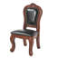 Chaise d'appoint en cuir végétalien Ilynn-535824543
