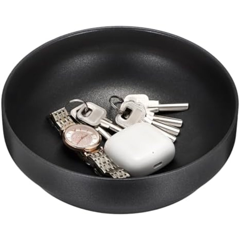 Bol porte-clés pour table d'entrée, bol rond pour clés, Black