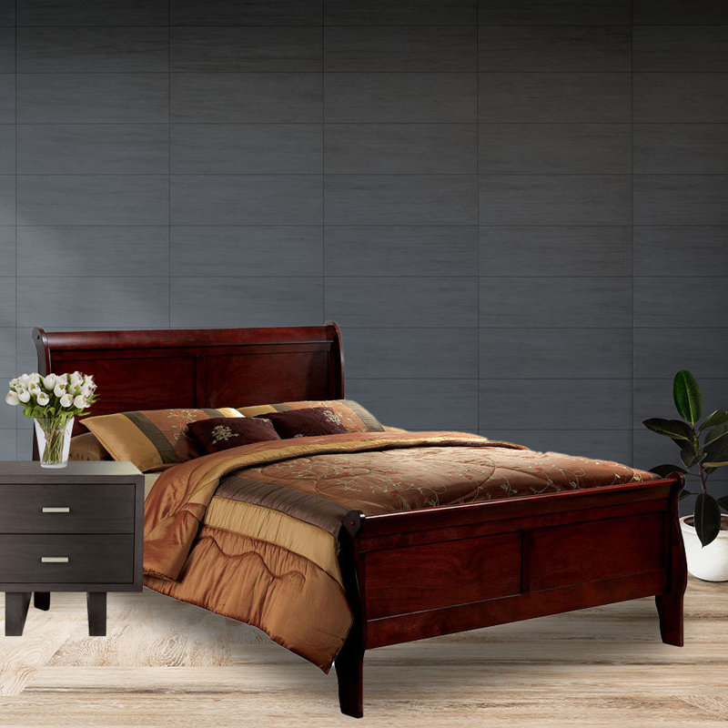 Allard Wood Bed, King, Cherry