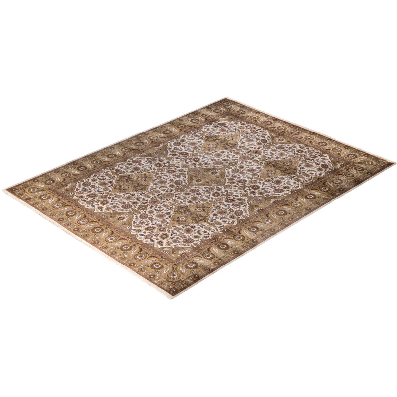Overdyed One-of-a-Kind 9' 3" X 12' 1" Hand Knotted Area Rug