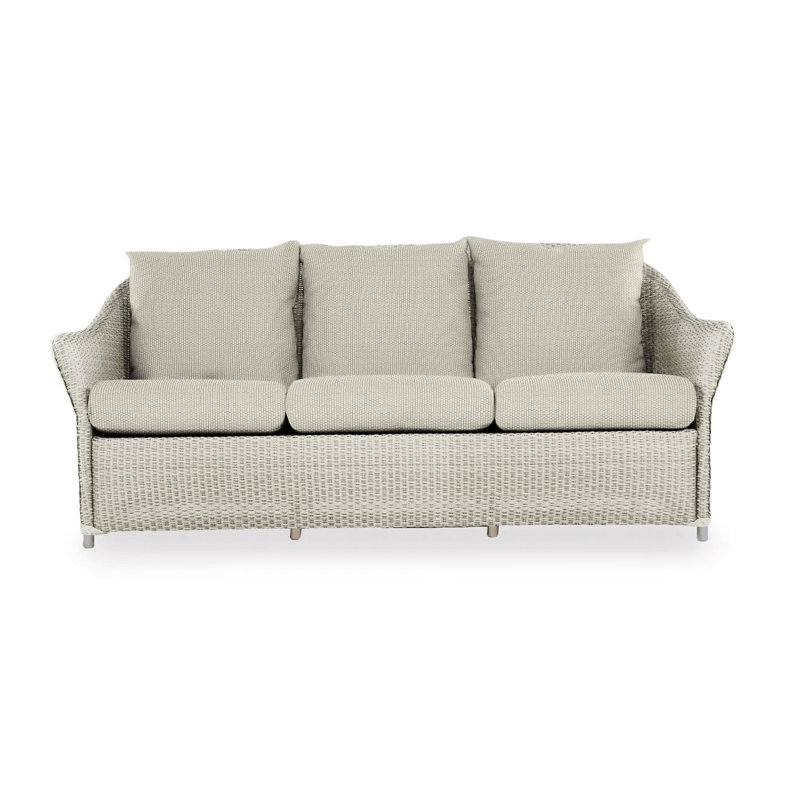 Weekend Retreat Outdoor 3 - Seat Patio Sofa, Callen Driftwood, Linen
